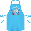 Cowgirl Soul Equestrian Horses Cotton Apron 100% Organic Turquoise