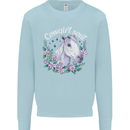 Cowgirl Soul Equestrian Horses Kids Sweatshirt Jumper Light Blue