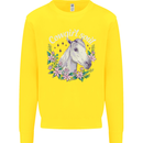Cowgirl Soul Equestrian Horses Kids Sweatshirt Jumper Yellow