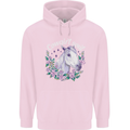 Cowgirl Soul Equestrian Horses Mens 80% Cotton Hoodie Light Pink