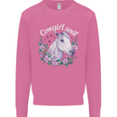 Cowgirl Soul Equestrian Horses Mens Sweatshirt Jumper Azalea