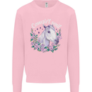Cowgirl Soul Equestrian Horses Mens Sweatshirt Jumper Light Pink