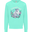 Cowgirl Soul Equestrian Horses Mens Sweatshirt Jumper Peppermint
