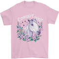 Cowgirl Soul Equestrian Horses Mens T-Shirt 100% Cotton Light Pink