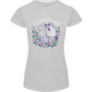 Cowgirl Soul Equestrian Horses Womens Petite Cut T-Shirt Sports Grey