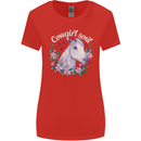 Cowgirl Soul Equestrian Horses Womens Wider Cut T-Shirt Red