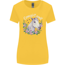 Cowgirl Soul Equestrian Horses Womens Wider Cut T-Shirt Yellow