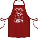 Cows Have Hooves Because They Lack Toes Cotton Apron 100% Organic Maroon