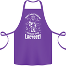 Cows Have Hooves Because They Lack Toes Cotton Apron 100% Organic Purple