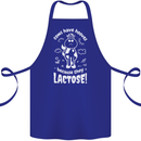 Cows Have Hooves Because They Lack Toes Cotton Apron 100% Organic Royal Blue