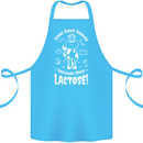 Cows Have Hooves Because They Lack Toes Cotton Apron 100% Organic Turquoise