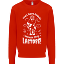 Cows Have Hooves Because They Lack Toes Kids Sweatshirt Jumper Bright Red