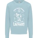 Cows Have Hooves Because They Lack Toes Kids Sweatshirt Jumper Light Blue