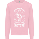 Cows Have Hooves Because They Lack Toes Kids Sweatshirt Jumper Light Pink