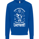 Cows Have Hooves Because They Lack Toes Kids Sweatshirt Jumper Royal Blue