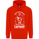 Cows Have Hooves Because They Lack Toes Mens 80% Cotton Hoodie Bright Red