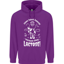 Cows Have Hooves Because They Lack Toes Mens 80% Cotton Hoodie Purple