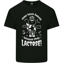Cows Have Hooves Because They Lack Toes Mens Cotton T-Shirt Tee Top Black