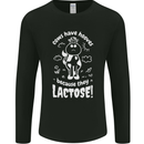 Cows Have Hooves Because They Lack Toes Mens Long Sleeve T-Shirt Black