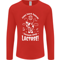Cows Have Hooves Because They Lack Toes Mens Long Sleeve T-Shirt Red
