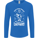 Cows Have Hooves Because They Lack Toes Mens Long Sleeve T-Shirt Royal Blue