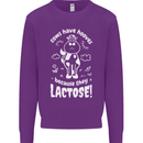 Cows Have Hooves Because They Lack Toes Mens Sweatshirt Jumper Purple