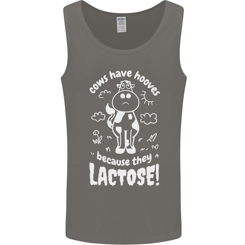 Cows Have Hooves Because They Lack Toes Mens Vest Tank Top Charcoal