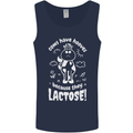 Cows Have Hooves Because They Lack Toes Mens Vest Tank Top Navy Blue