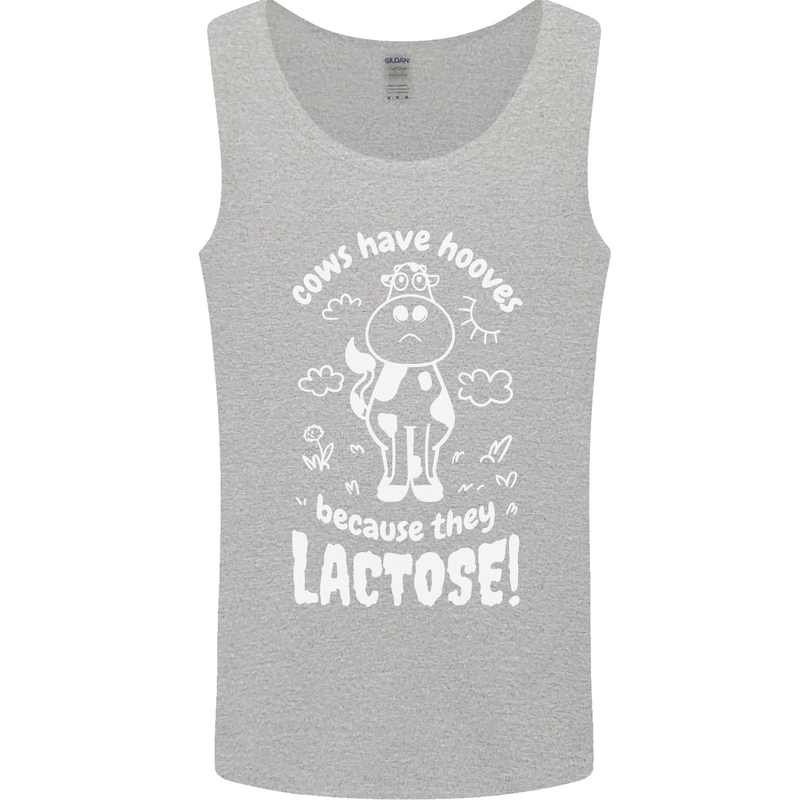 Cows Have Hooves Because They Lack Toes Mens Vest Tank Top Sports Grey