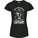 Cows Have Hooves Because They Lack Toes Womens Petite Cut T-Shirt Black