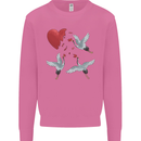 Crane Heart Anti Valentines Day Single Funny Mens Sweatshirt Jumper Azalea