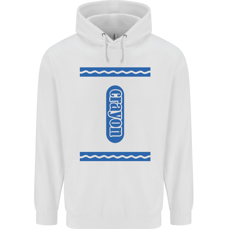 Crayon Fancy Dress Outfit Costume Funny Childrens Kids Hoodie White