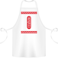 Crayon Fancy Dress Outfit Costume Funny Cotton Apron 100% Organic White