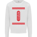 Crayon Fancy Dress Outfit Costume Funny Kids Sweatshirt Jumper White