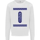 Crayon Fancy Dress Outfit Costume Funny Kids Sweatshirt Jumper White