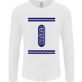 Crayon Fancy Dress Outfit Costume Funny Mens Long Sleeve T-Shirt White