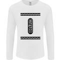 Crayon Fancy Dress Outfit Costume Funny Mens Long Sleeve T-Shirt White