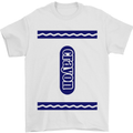 Crayon Fancy Dress Outfit Costume Funny Mens T-Shirt Cotton Gildan White