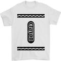 Crayon Fancy Dress Outfit Costume Funny Mens T-Shirt Cotton Gildan White