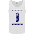 Crayon Fancy Dress Outfit Costume Funny Mens Vest Tank Top White