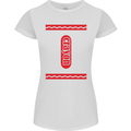 Crayon Fancy Dress Outfit Costume Funny Womens Petite Cut T-Shirt White