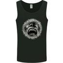 Crazy Face Gothic Skull Biker Motorcycle Mens Vest Tank Top Black