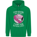 Crazy Stupid Funny Sarcastic Slogan Sarcasm Mens 80% Cotton Hoodie Irish Green