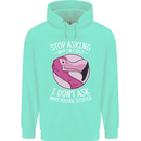 Crazy Stupid Funny Sarcastic Slogan Sarcasm Mens 80% Cotton Hoodie Peppermint