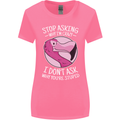 Crazy Stupid Funny Sarcastic Slogan Sarcasm Womens Wider Cut T-Shirt Azalea