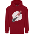 Creation Biker Motorbike Motorcycle Funny Childrens Kids Hoodie Red
