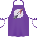 Creation Biker Motorbike Motorcycle Funny Cotton Apron 100% Organic Purple