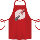 Creation Biker Motorbike Motorcycle Funny Cotton Apron 100% Organic Red