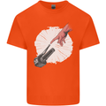 Creation Biker Motorbike Motorcycle Funny Kids T-Shirt Childrens Orange