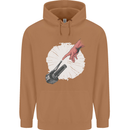 Creation Biker Motorbike Motorcycle Funny Mens 80% Cotton Hoodie Caramel Latte